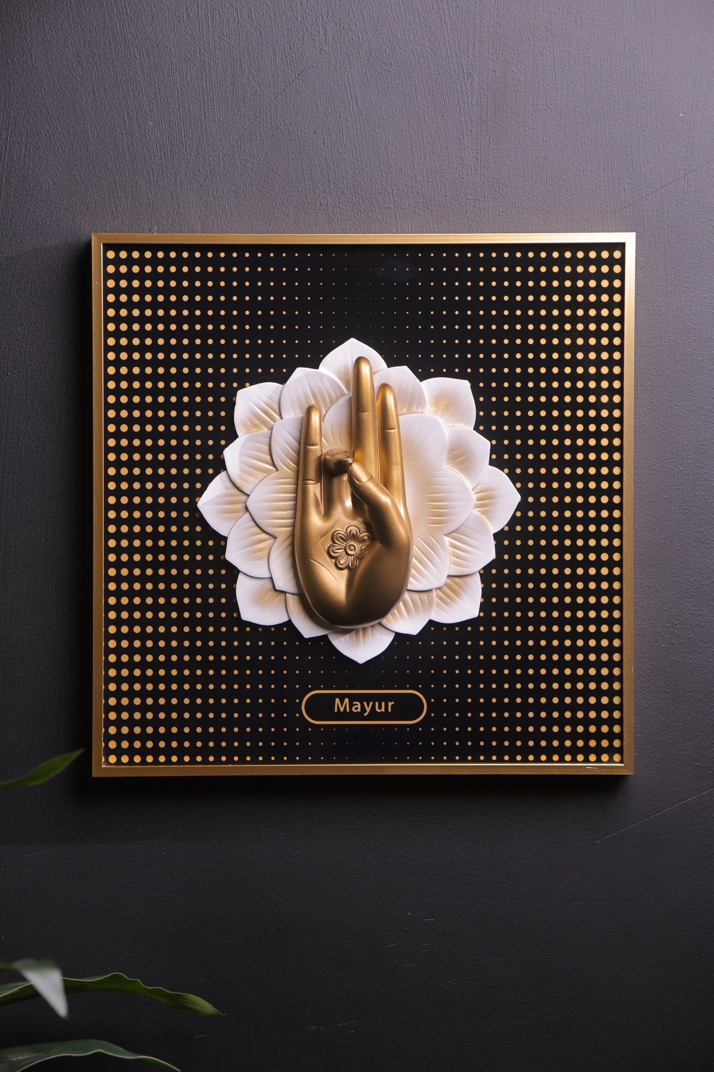 Trishool Yog Mudra Wall Art