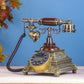 The Gilded Edge: Golden Square Telephone with Tactile Buttons