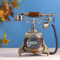 The Aviator Classic: Long Body Telephone with Brass Wings and Tactile Buttons