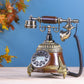 The Aviator Classic: Long Body Telephone with Brass Wings and Tactile Buttons