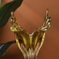 Crystal vase showpiece for table top décor