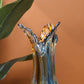 Sculpted glass wing showpiece for artistic homes