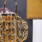 Elegant Gold Sphere Candle Holder with Mirror Finish