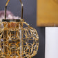 Elegant Gold Sphere Candle Holder with Mirror Finish