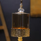 Elegant Golden Storage Jar