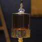 Elegant Golden Storage Jar