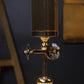 Sophisticated Gold Candle Holder for Center Table Arrangements