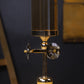 Sophisticated Gold Candle Holder for Center Table Arrangements