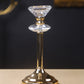 Luxury Golden Mirror Candle Holder for Centerpieces