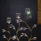 Modern Gold Mirror Candle Holder for Centerpieces